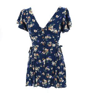 Band Of Gypsies Skater Dress Womens S Blue Romantic‎ Feminine Boho Cottagecore
